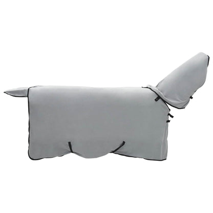 Horse Blanket Full Light Grey and Pink 95 cm Polyester Fleece