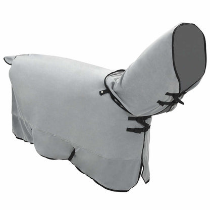 Horse Blanket Full Light Grey and Pink 165 cm Polyester Fleece
