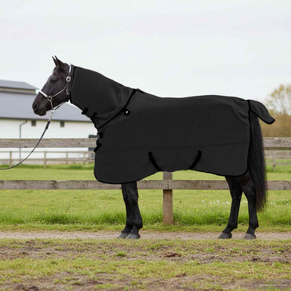 Horse Blanket Black 155 cm Polyester Fleece