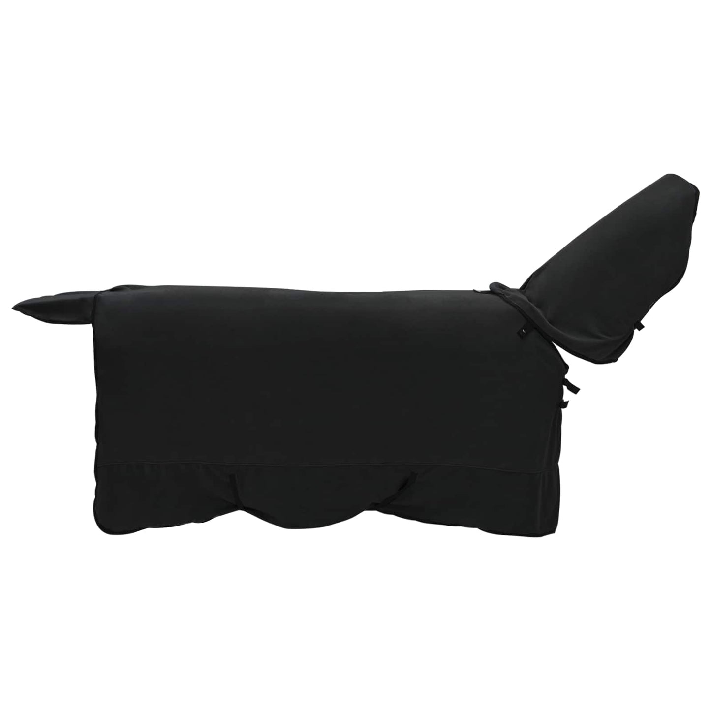 Horse Blanket Black 165 cm Polyester Fleece
