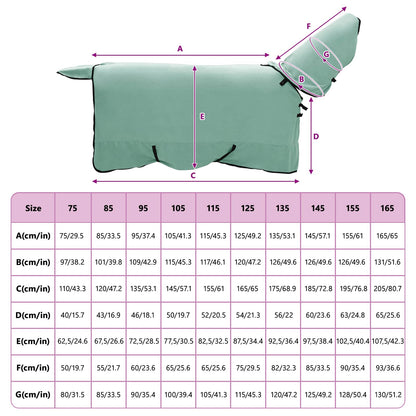 Horse Blanket Special Green 145 cm Polyester Fleece