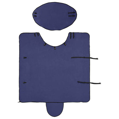 Horse Blanket Navy Blue 85 cm Polyester Fleece