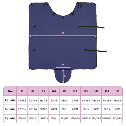 Horse Blanket Navy Blue 115 cm Polyester Fleece