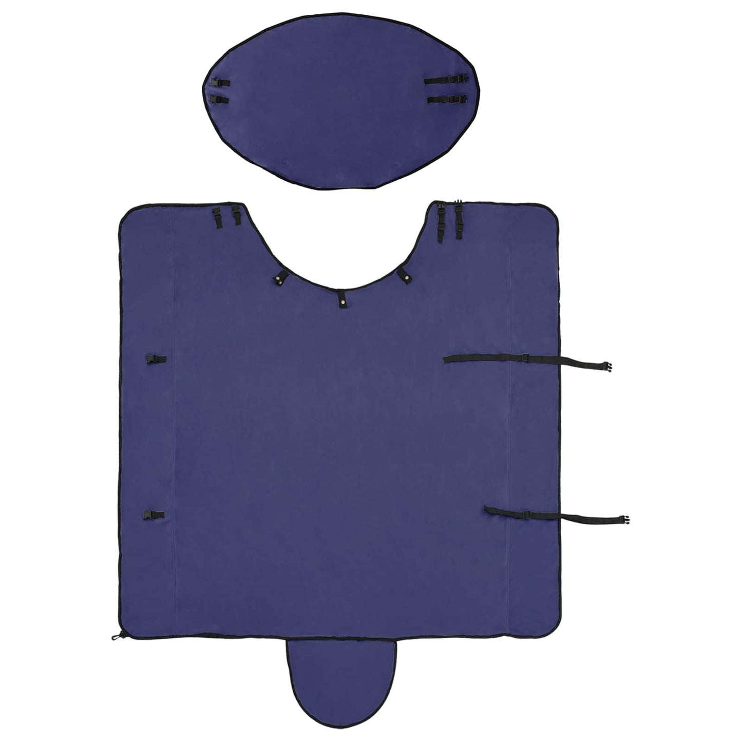 Horse Blanket Navy Blue 165 cm Polyester Fleece