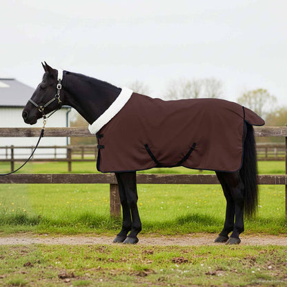 Horse Blanket Full Dark Brown 75 cm Polar fleece