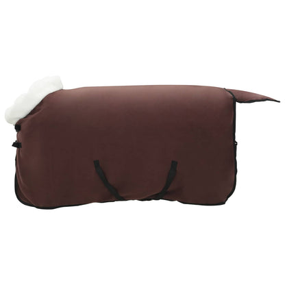 Horse Blanket Full Dark Brown 115 cm Polar fleece