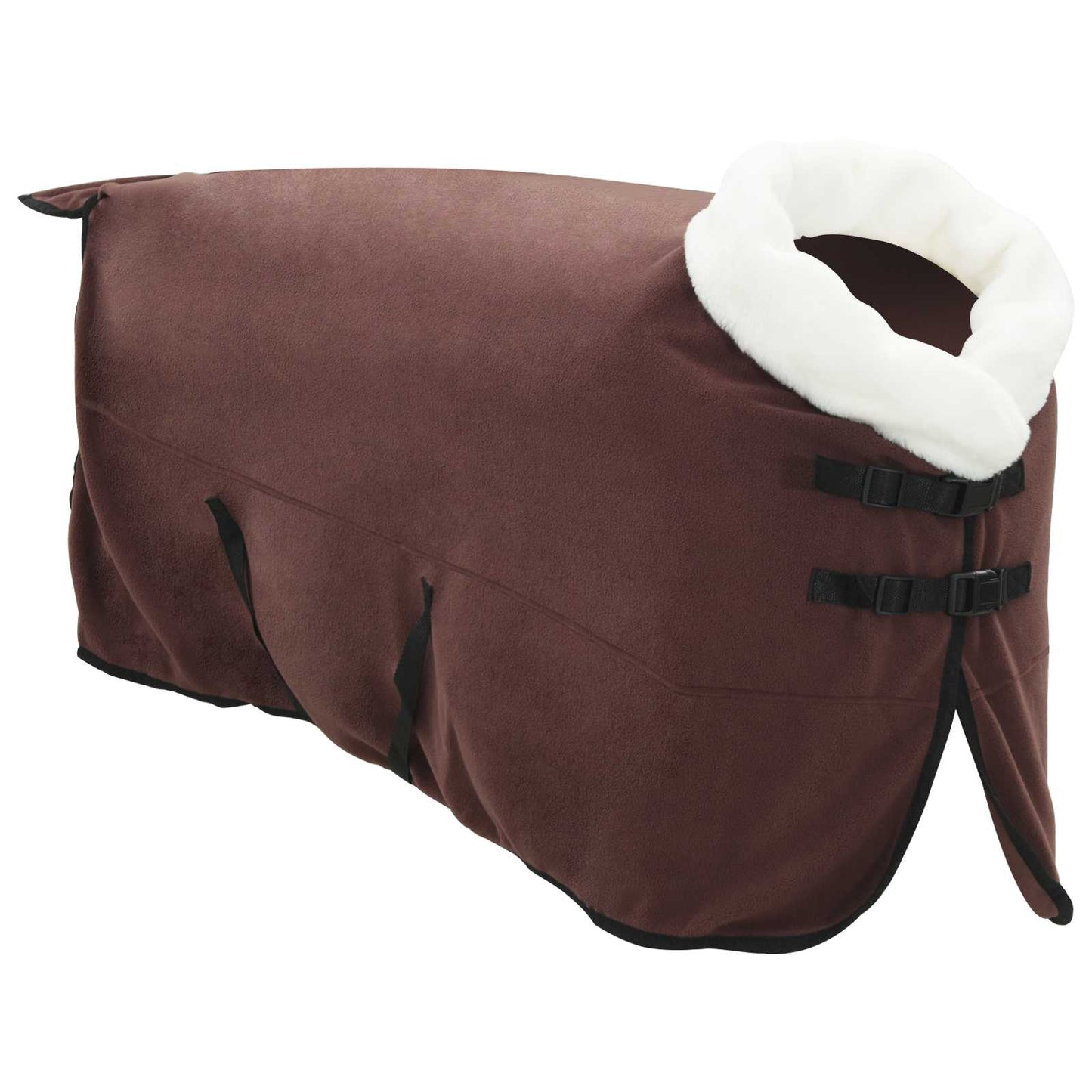Horse Blanket Full Dark Brown 135 cm Polar fleece