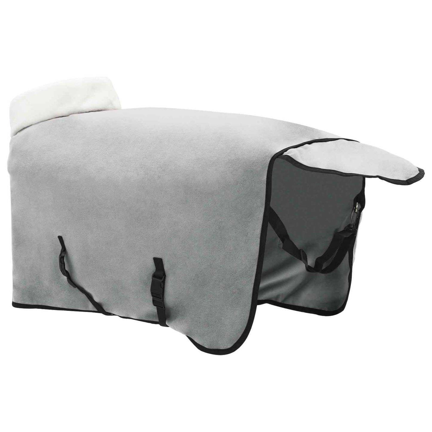 Horse Blanket Full Light Grey 85 cm Polar fleece