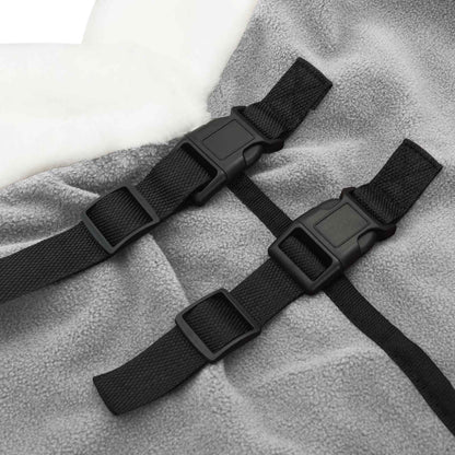 Horse Blanket Full Light Grey 145 cm Polar fleece