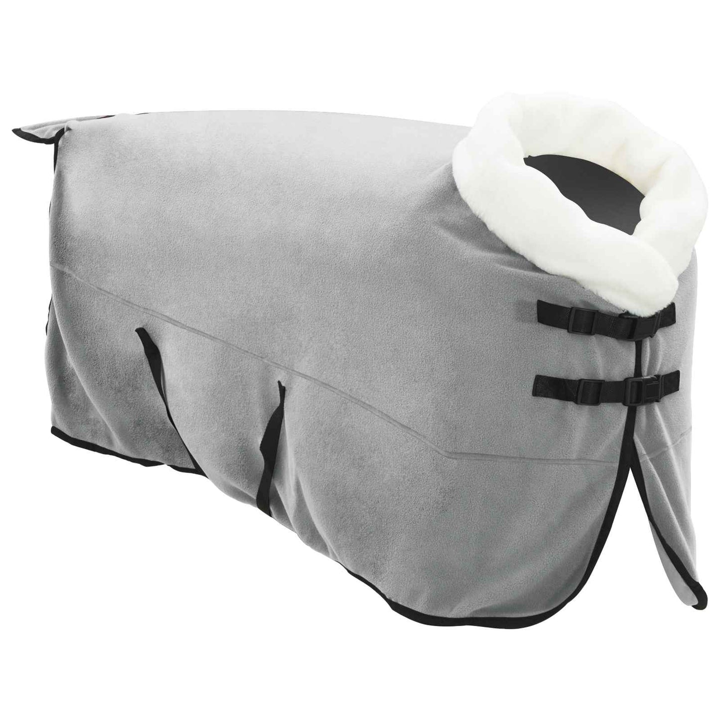 Horse Blanket Full Light Grey 145 cm Polar fleece