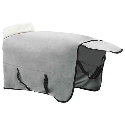 Horse Blanket Full Light Grey 145 cm Polar fleece