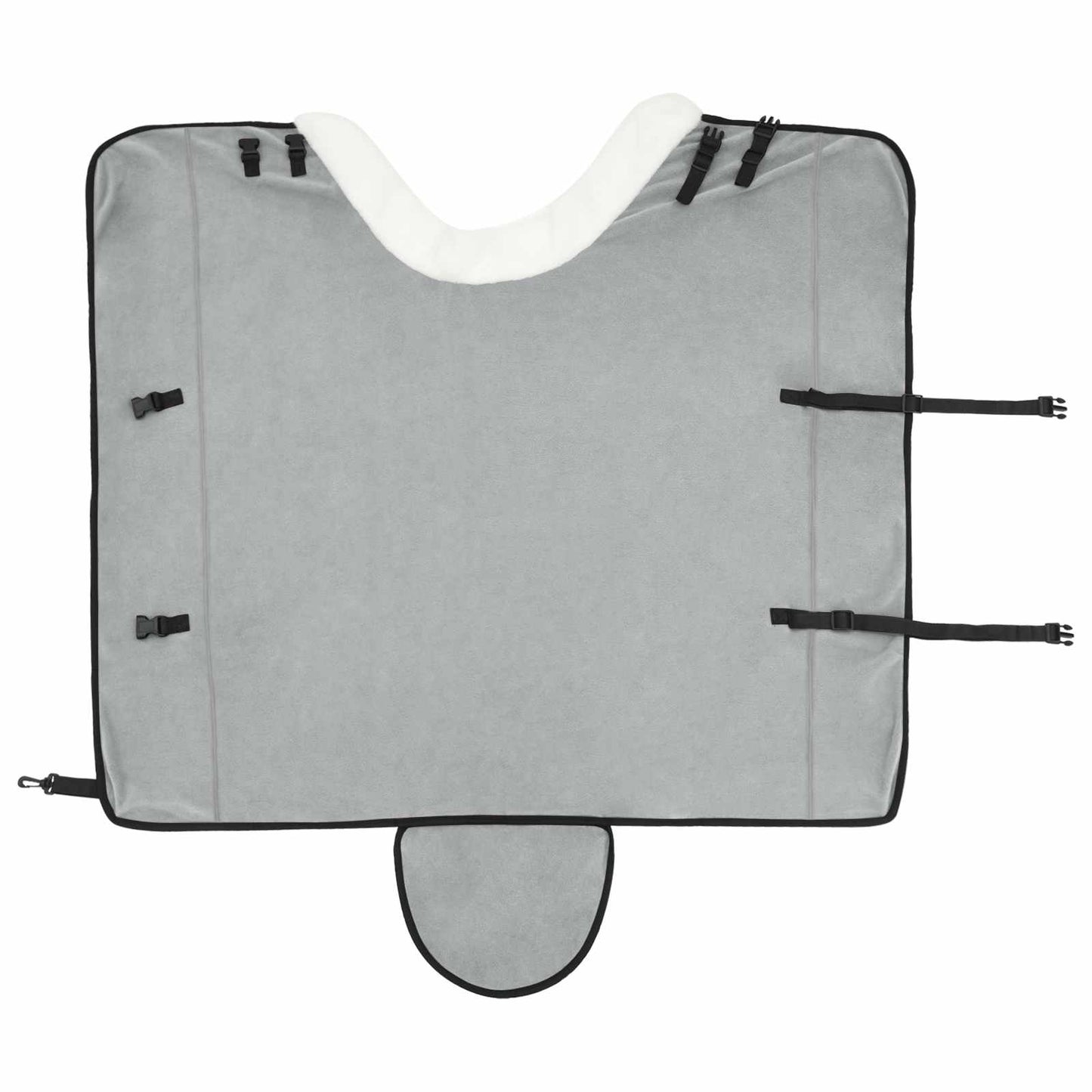 Horse Blanket Full Light Grey 145 cm Polar fleece