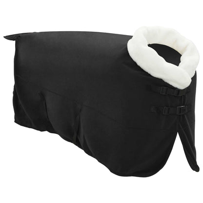 Horse Blanket Black 125 cm Polar fleece