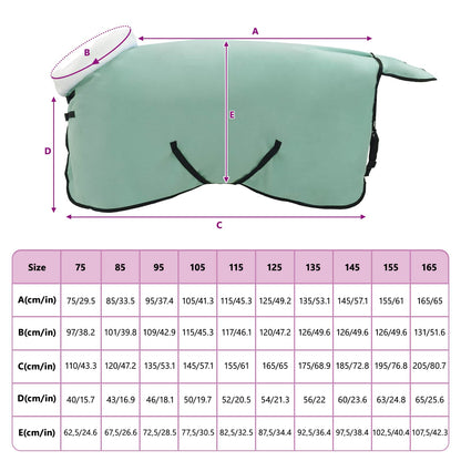 Horse Blanket Special Green 85 cm Polar fleece