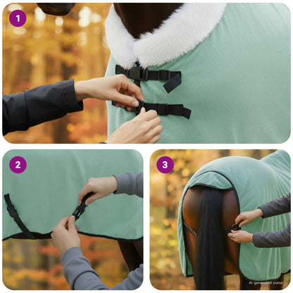 Horse Blanket Special Green 105 cm Polar fleece