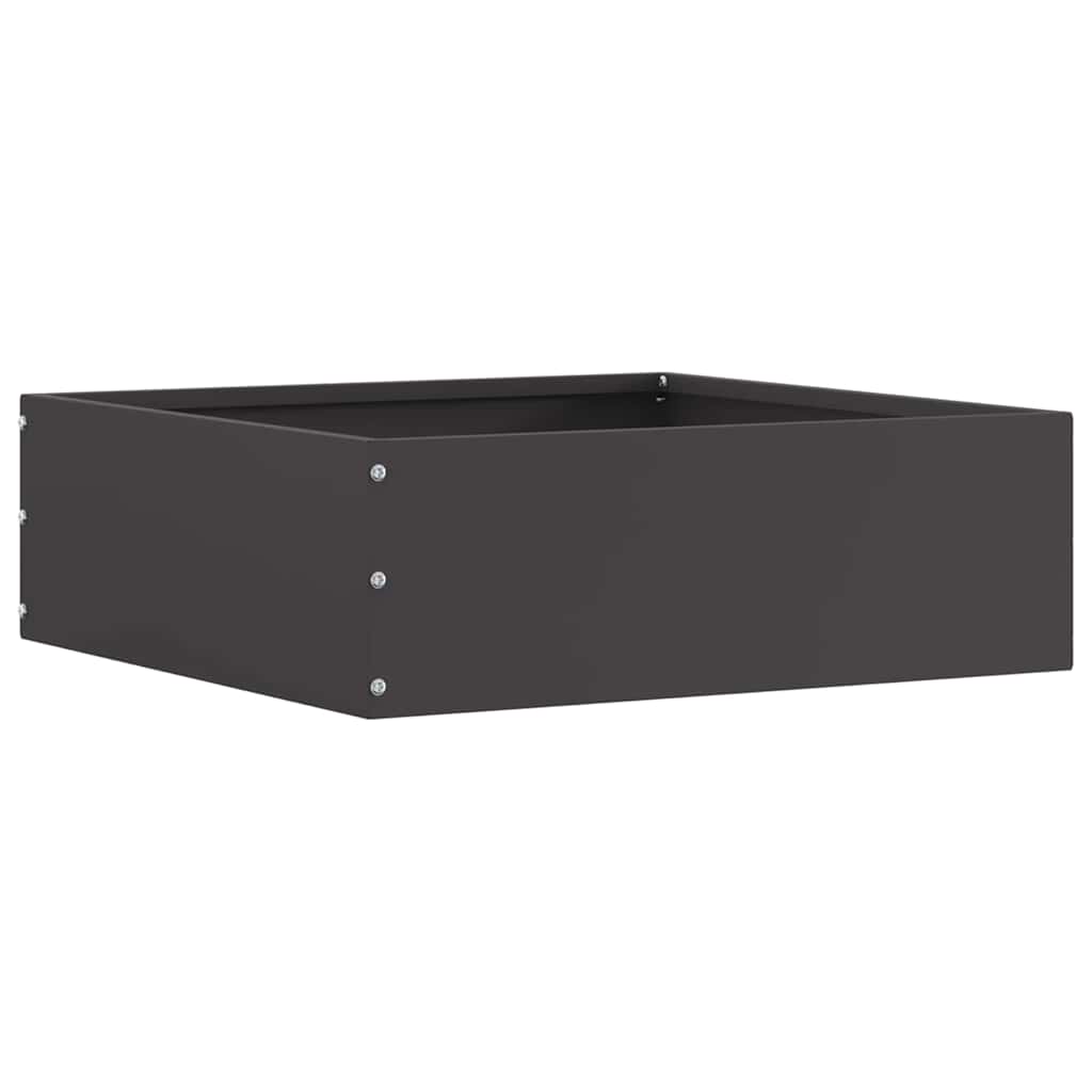 Lawn Edging Black 40 x 40 x 13 cm Steel