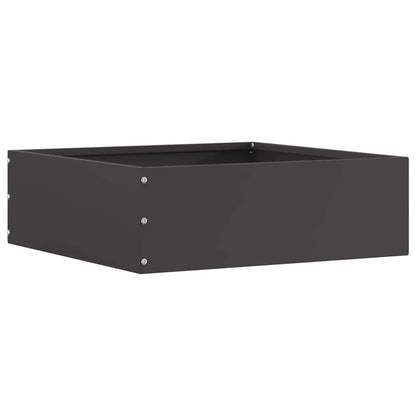 Lawn Edging Black 40 x 40 x 13 cm Steel