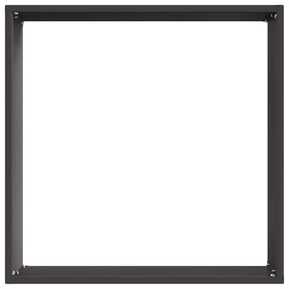 Lawn Edging Black 40 x 40 x 13 cm Steel