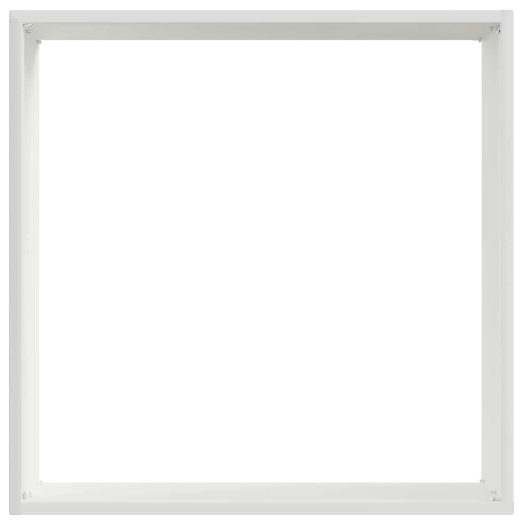 Lawn Edging White 40 x 40 x 13 cm Steel