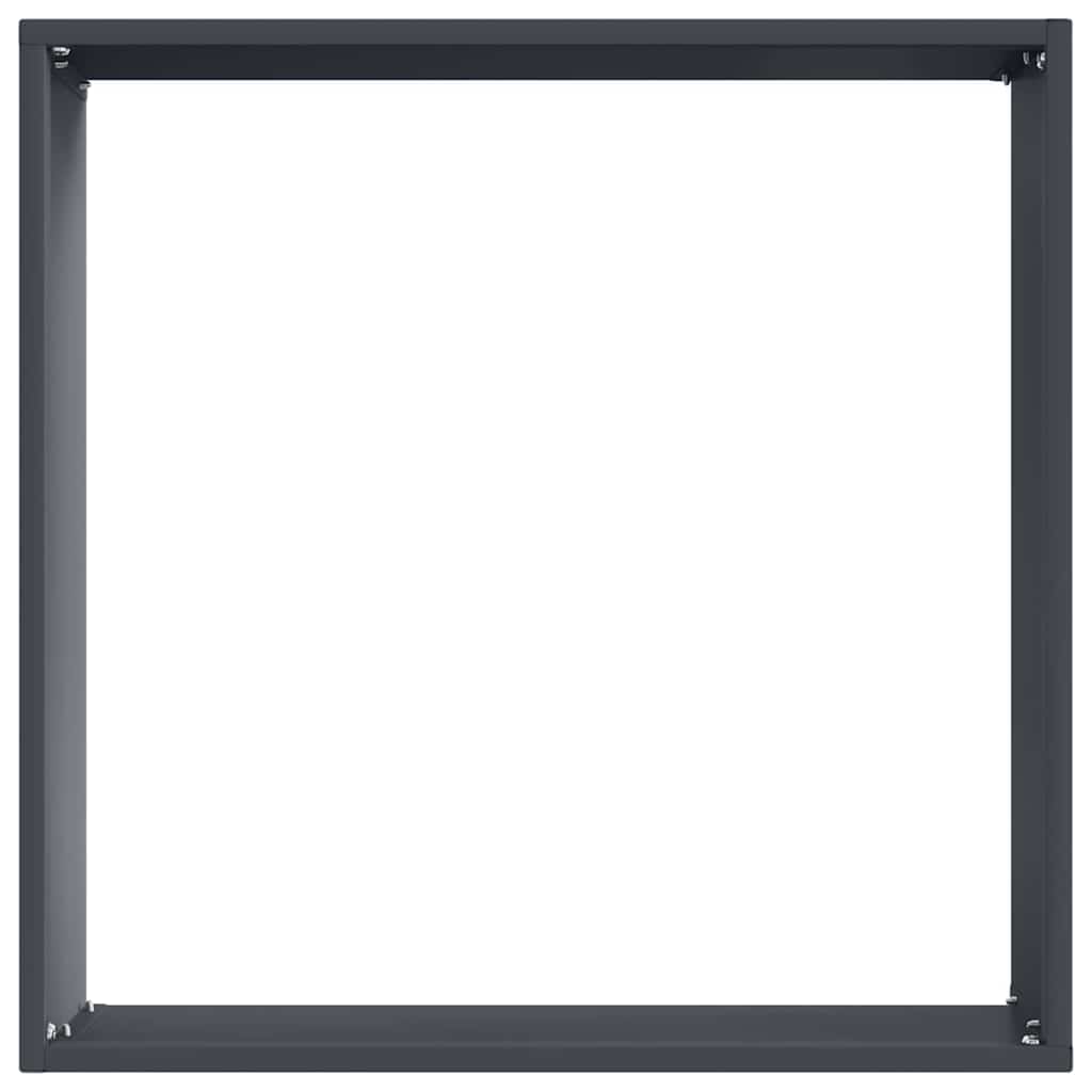 Lawn Edging Anthracite 40 x 40 x 13 cm Steel