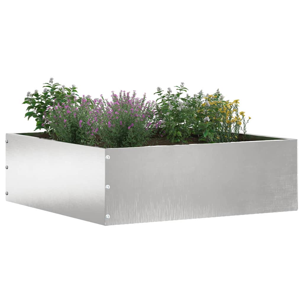 Lawn Edging Silver 40 x 40 x 13 cm Stainless Steel