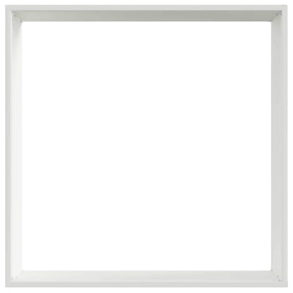 Lawn Edging 6 pcs White 50 x 50 x 13 cm Steel