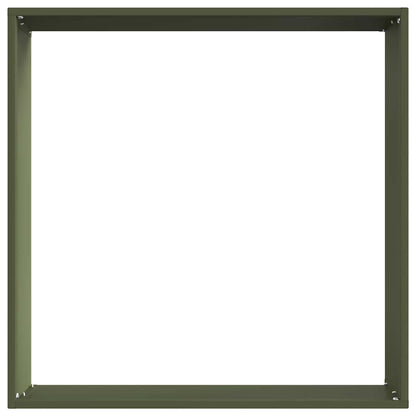 Lawn Edging Olive green 50 x 50 x 13 cm Steel