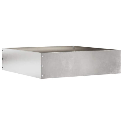 Lawn Edging Silver 50 x 50 x 13 cm Stainless Steel