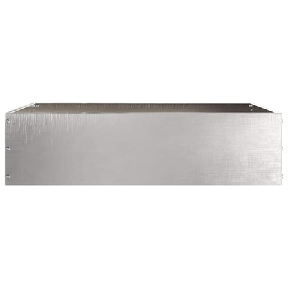 Lawn Edging Silver 50 x 50 x 13 cm Stainless Steel
