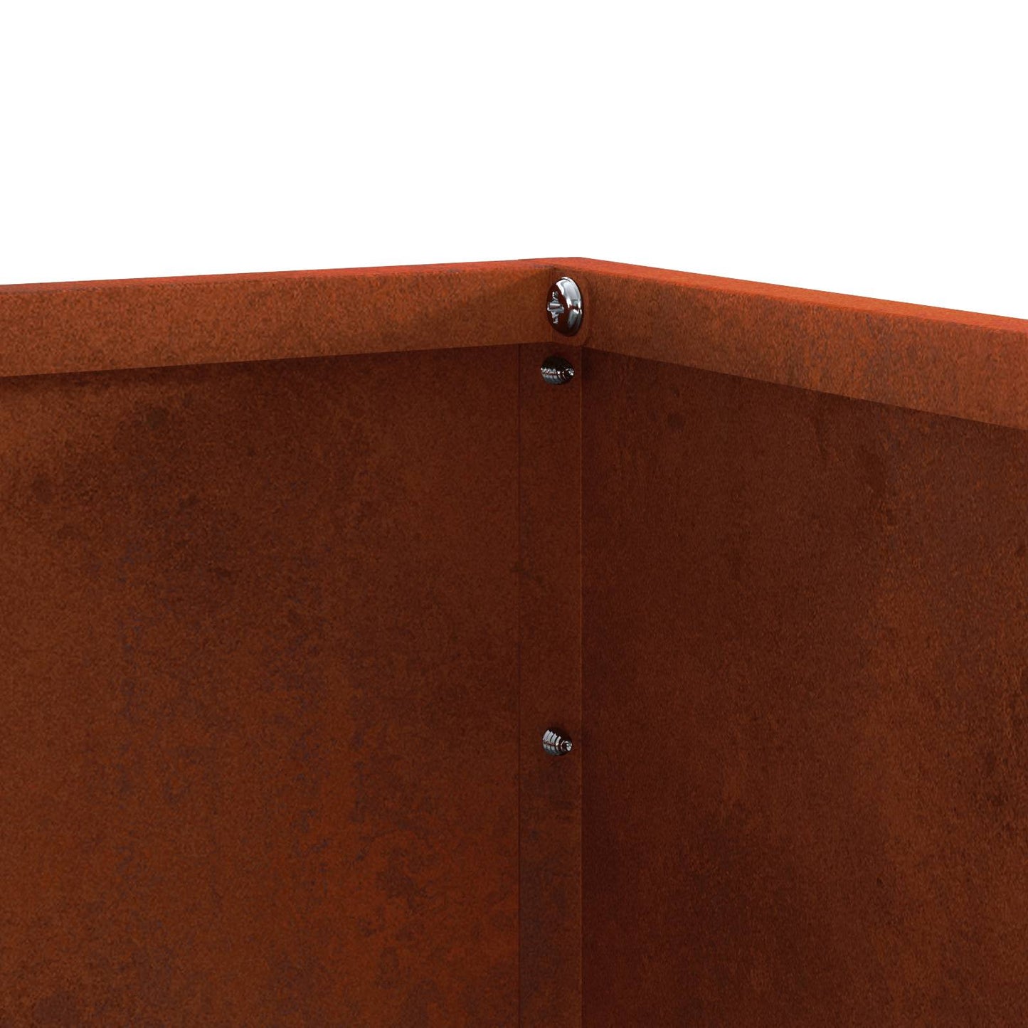 Lawn Edging Rusty 50 x 50 x 13 cm Weathering Steel
