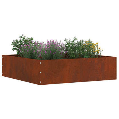 Lawn Edging Rusty 50 x 50 x 13 cm Weathering Steel