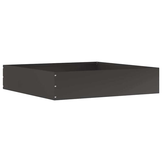 Lawn Edging 60 x 60 x 13 cm Steel Black