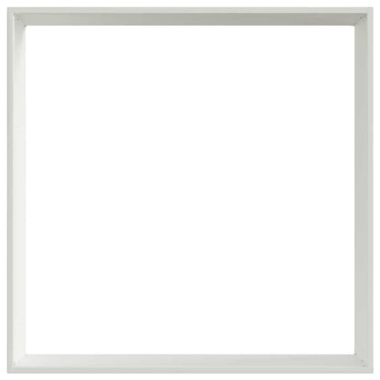 Lawn Edging 6 pcs White 60 x 60 x 13 cm Steel