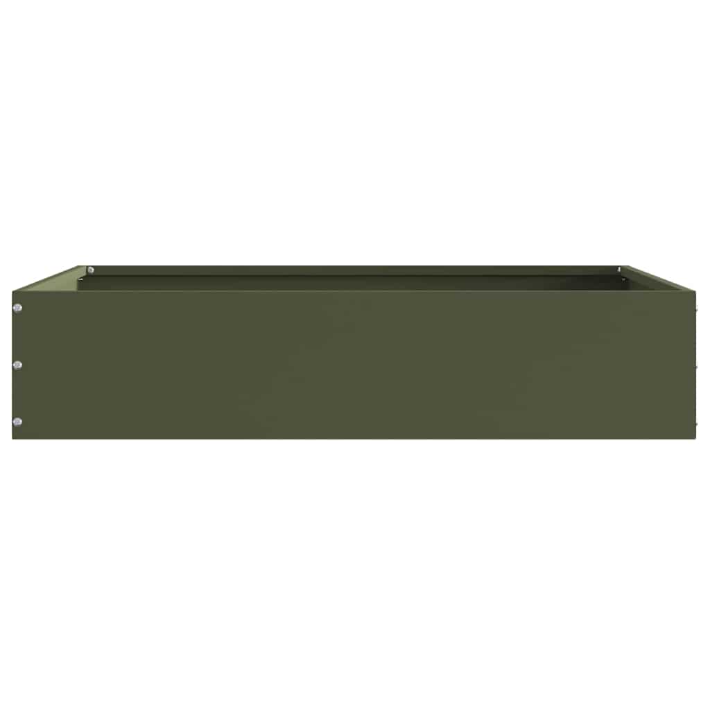 Lawn Edging Olive Green 60 x 60 x 13 cm Steel
