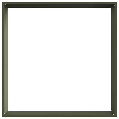 Lawn Edging Olive Green 60 x 60 x 13 cm Steel