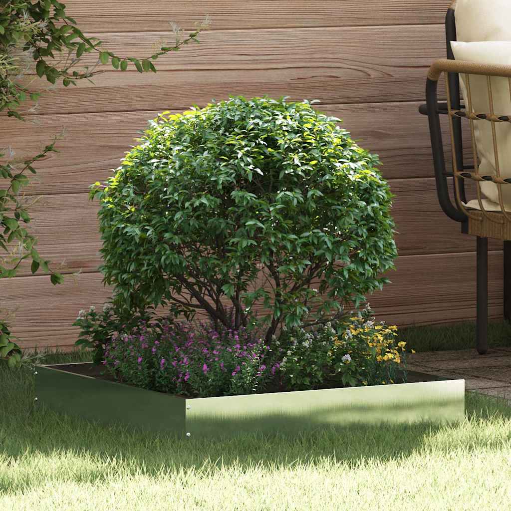 Lawn Edging Silver 60 x 60 x 13 cm Stainless Steel