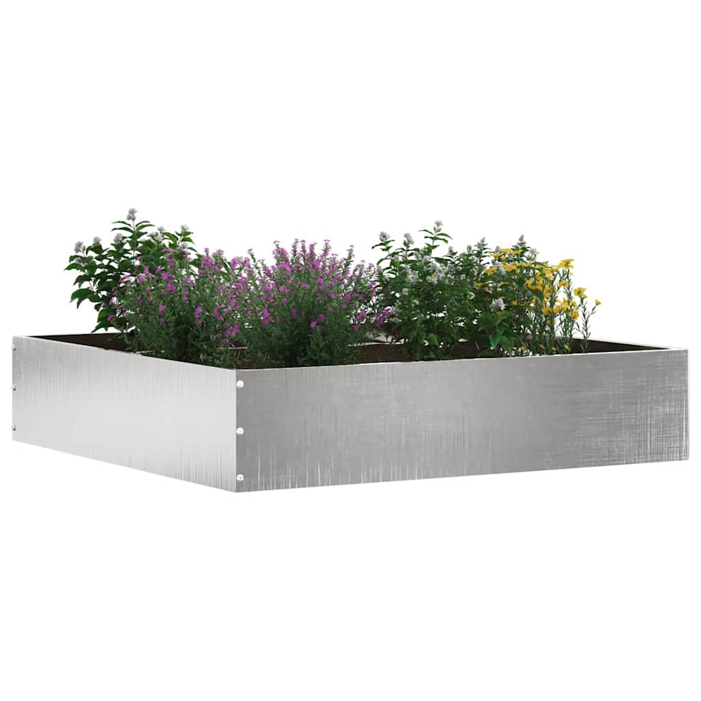 Lawn Edging Silver 60 x 60 x 13 cm Stainless Steel
