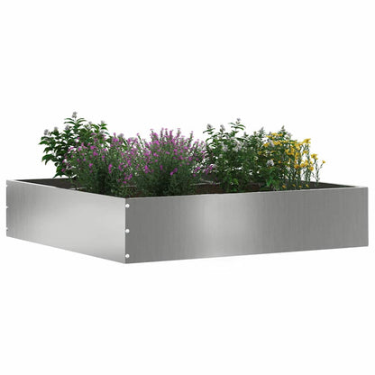 Lawn Edging 6 pcs Silver 60 x 60 x 13 cm Galvanised Steel
