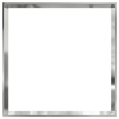 Lawn Edging 6 pcs Silver 60 x 60 x 13 cm Galvanised Steel