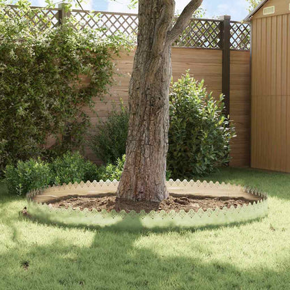 Lawn Edgings 20 pcs Silver 103 x 0.05 x 22 cm Stainless Steel