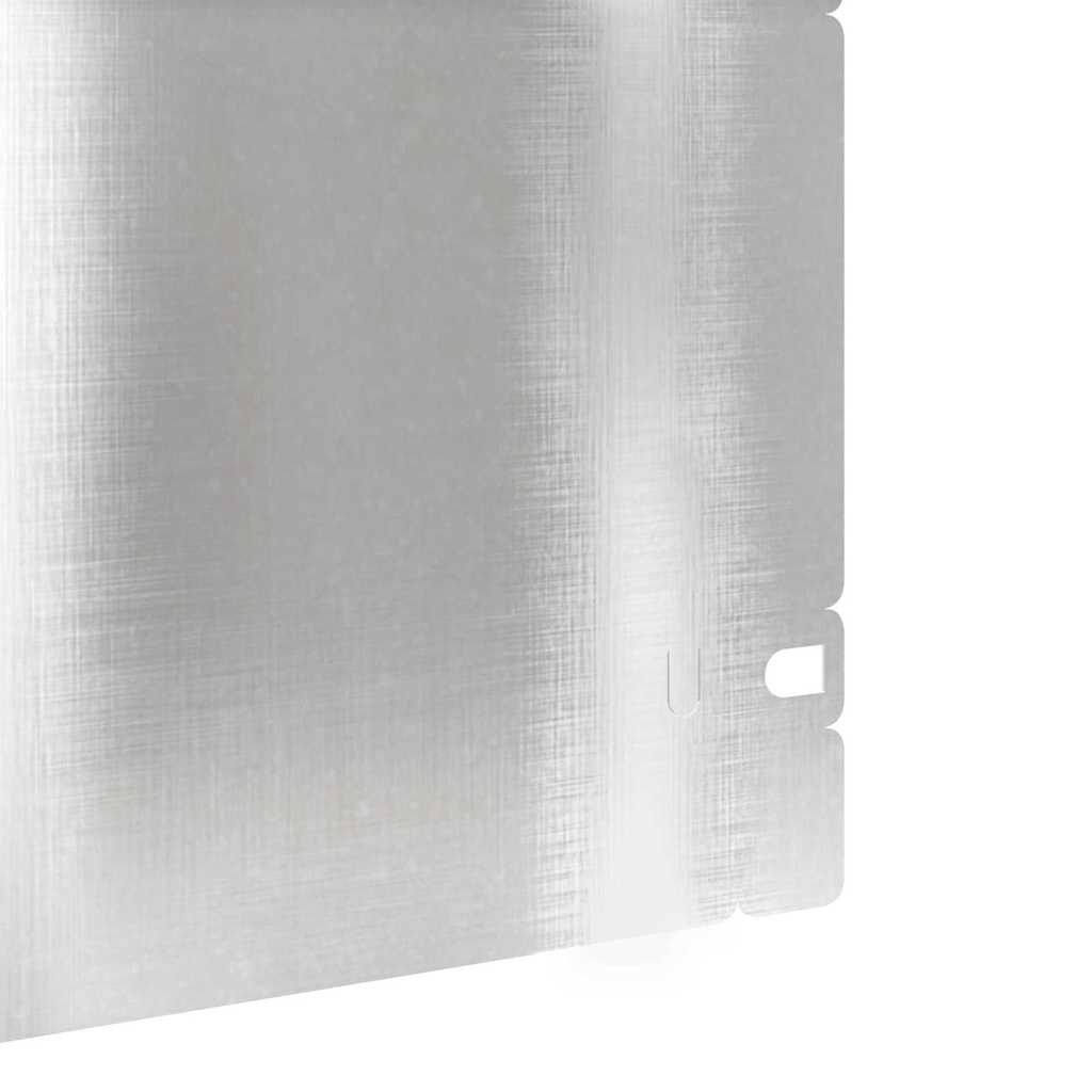 Lawn Edgings 30 pcs Silver 103 x 0.05 x 22 cm Stainless Steel