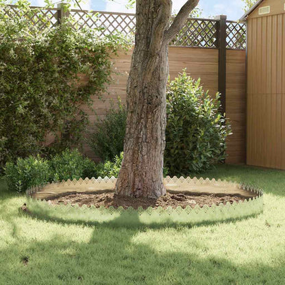 Lawn Edgings 20 pcs Silver 103 x 0.05 x 22 cm Galvanised Steel