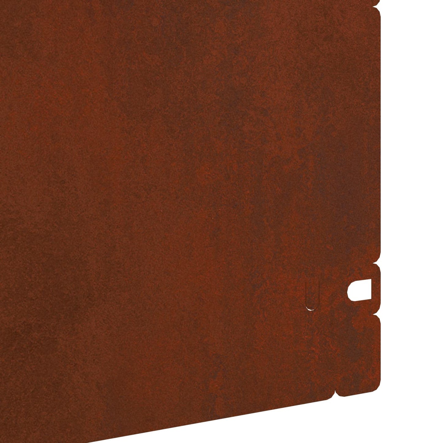 Lawn Edgings 10 pcs 103 x 0.05 x 22 cm Weathering Steel Rusty