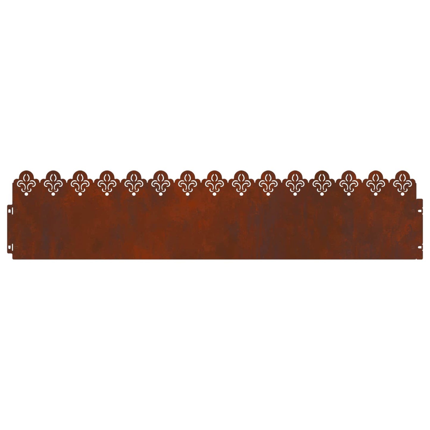 Lawn Edgings 30 pcs 103 x 0.05 x 22 cm Weathering Steel Rusty