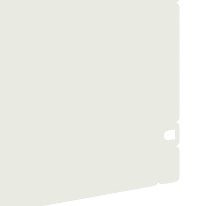 Lawn Edgings 30 pcs White 103 x 0.05 x 22 cm Steel