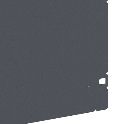 Lawn Edgings 20 pcs Anthracite 103 x 0.05 x 22 cm Steel