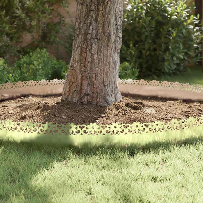 Lawn Edgings 10 pcs Silver 103 x 0.05 x 22 cm Stainless Steel