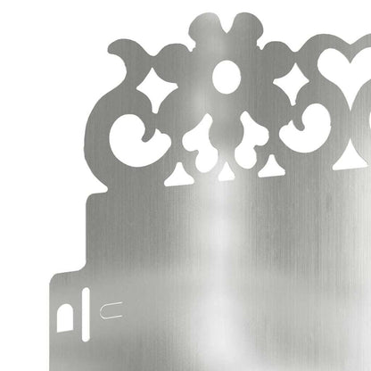 Lawn Edgings 30 pcs Silver 103 x 0.05 x 22 cm Galvanised Steel