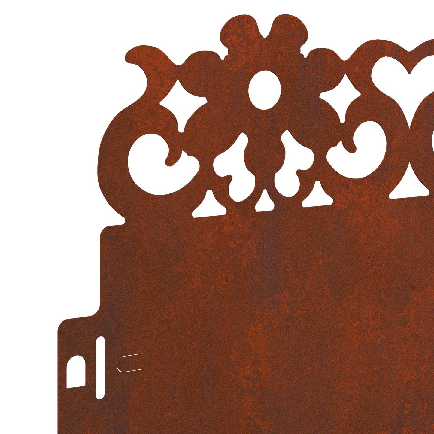 Lawn Edgings 10 pcs 103 x 0.05 x 22 cm Weathering Steel Rusty