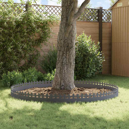 Lawn Edgings 30 pcs Anthracite 103 x 0.05 x 22 cm Steel